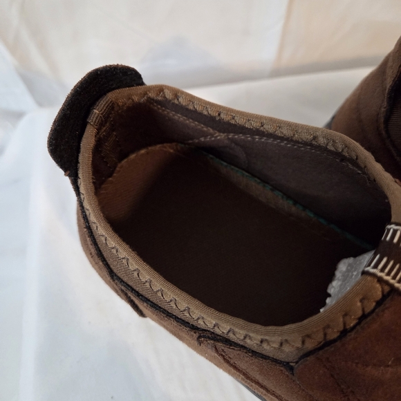 NWOB Men's Unbranded Brown Slip-On Loafers Size 42 - Picture 4 of 7